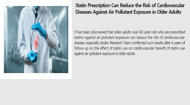 Statin Prescription Can Reduce the Risk of Cardiovascular Diseases Against Air Pollutant Exposure in Older Adults