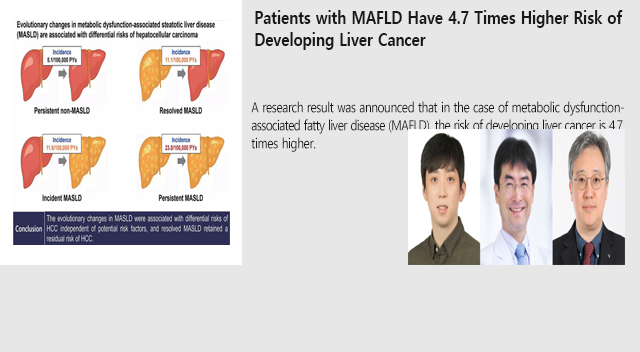 Patients with MAFLD Have 4.7 Times Higher Risk of Developing Liver Cancer