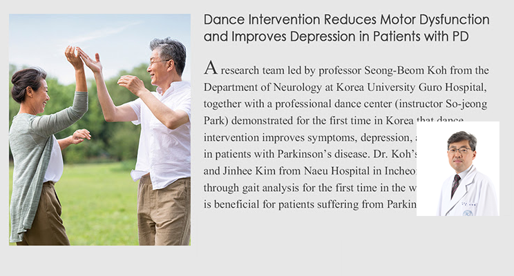 Dance Intervention Reduces Motor Dysfunction and Improves Depression in Patients with PD