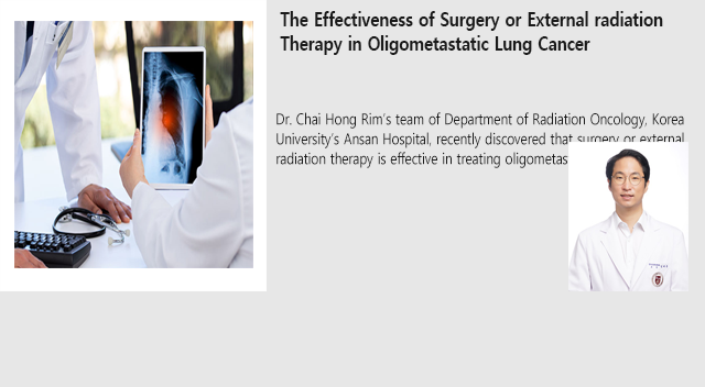 The Effectiveness of Surgery or External radiation Therapy in Oligometastatic Lung Cancer